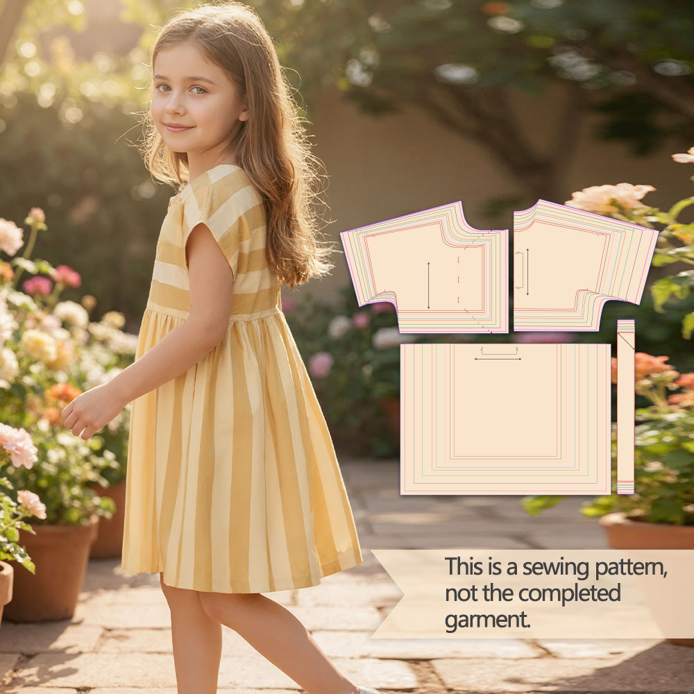 Baby Clothing Patterns - Patron de couture pour robe sans