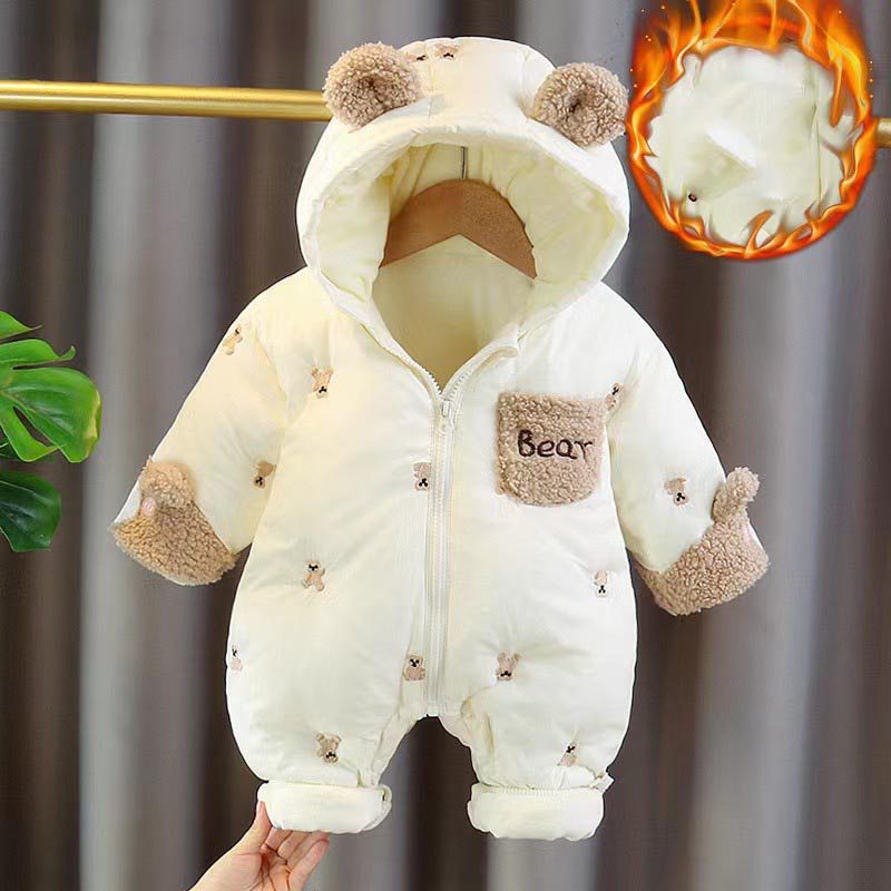 Baby Clothing Zip - Barboteuse d'hiver pour nouveau-né, combinaison en
