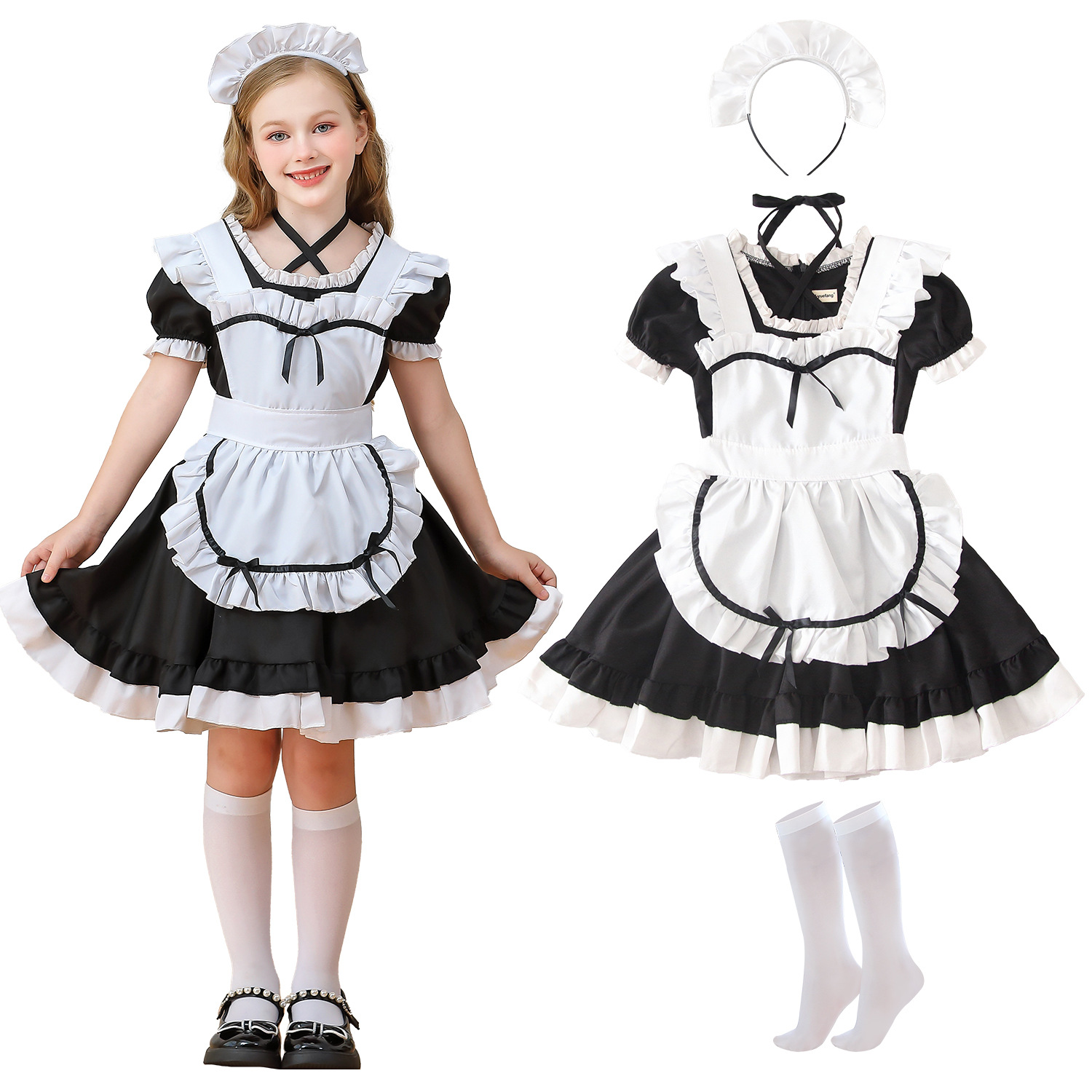 Baby Clothing Sizes - Robe de cosplay Lolita pour filles,