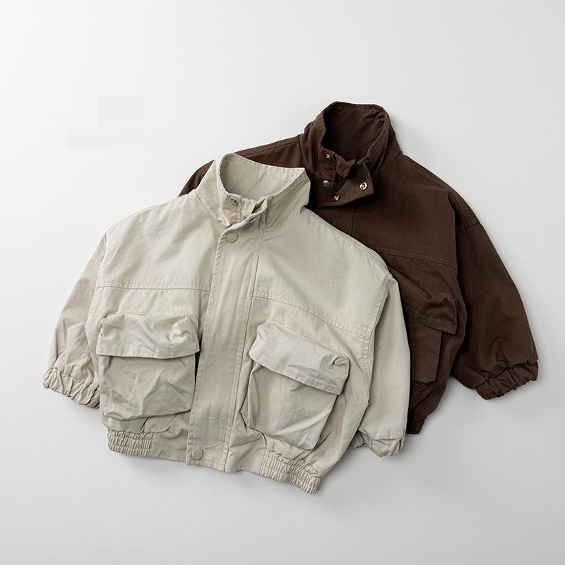 Baby Clothing Zip - 2025 automne nouveaux enfants manteau décontracté