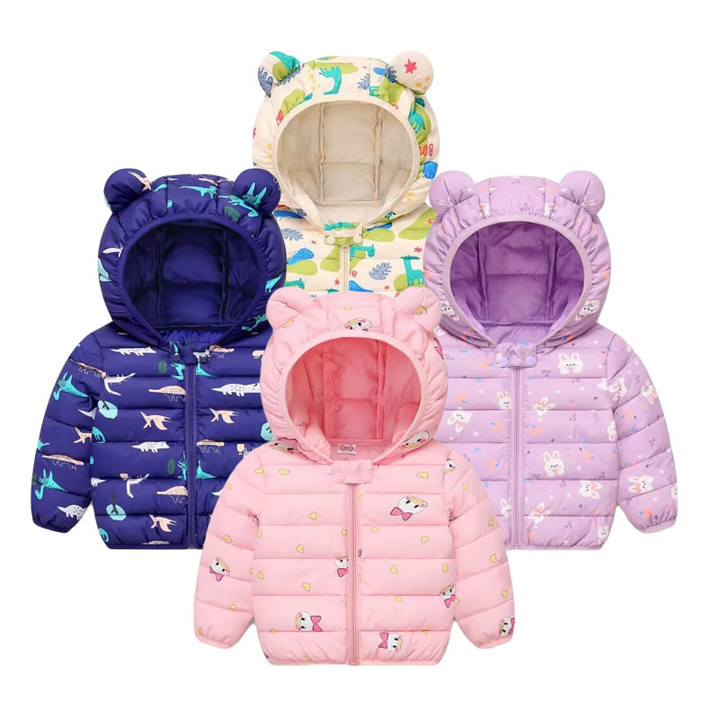 Baby Clothing Zip - Manteau en coton pour enfants, doudoune