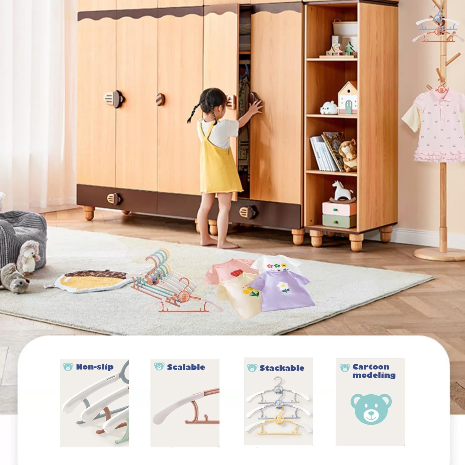 Cintre réglable antidérapant p - Baby Clothing Store avis et prix