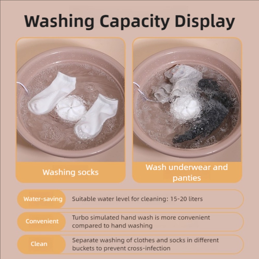 Mini machine à laver portable  - Baby Clothing Washing Machine avis et prix
