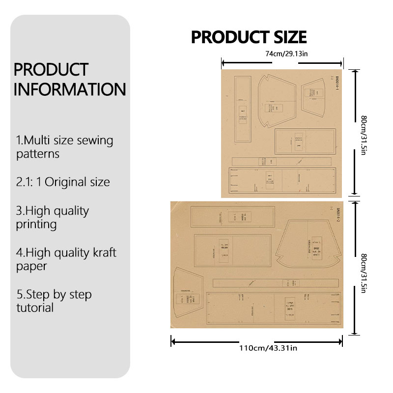 Panier de poche latérale, moti - Baby Clothing Patterns avis et prix