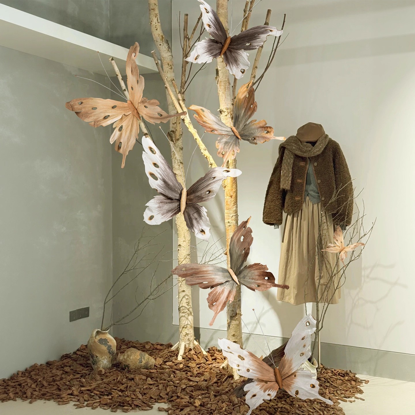 Décoration florale en papier C - Baby Clothing Store avis et prix