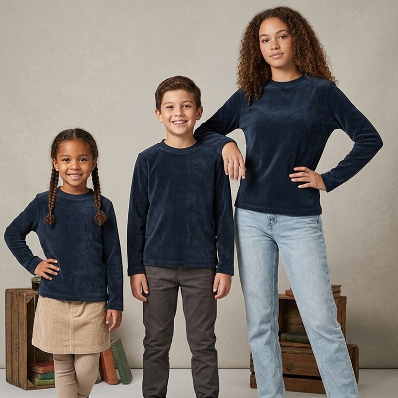Chemise pour enfants bleu mari - Baby Clothing Logo avis et prix