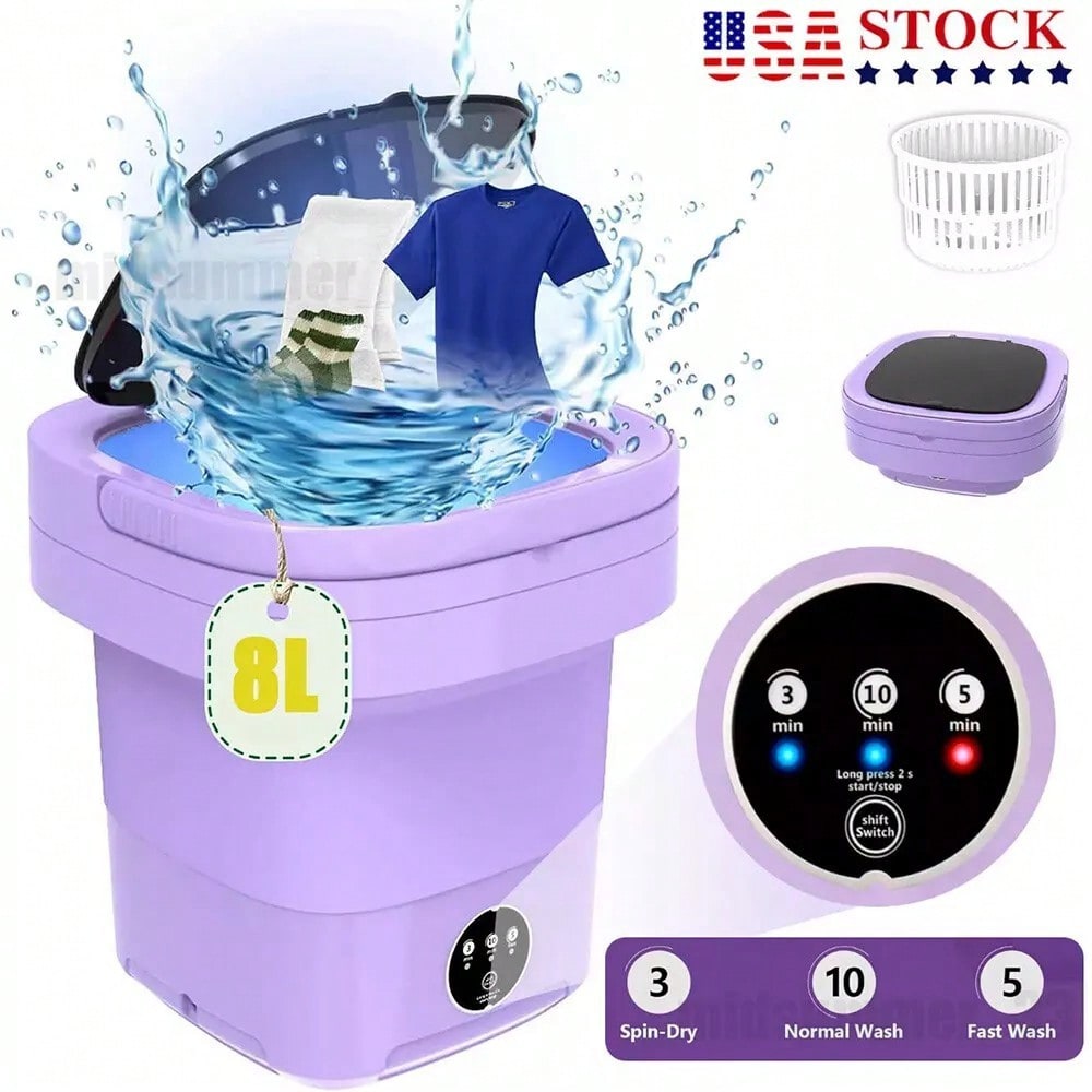 Machine à laver portable de 8L - Baby Clothing Washing Machine avis et prix
